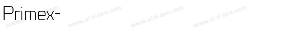 Primex字体转换