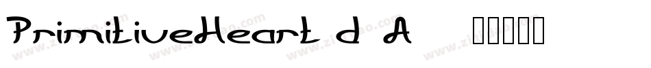 PrimitiveHeart-d9A97字体转换