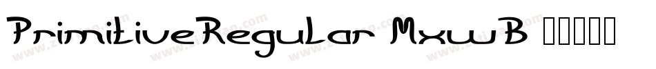PrimitiveRegular-MxwB字体转换