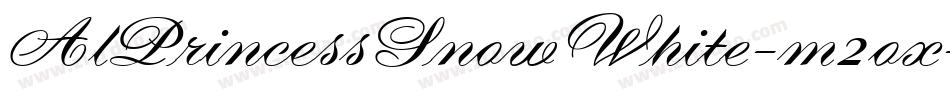 AlPrincessSnowWhite-m2ox字体转换