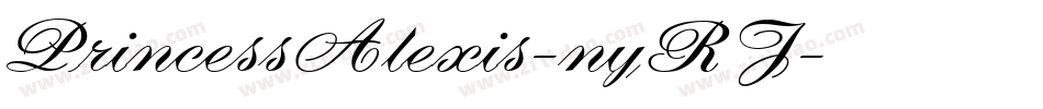 PrincessAlexis-nyRJ字体转换