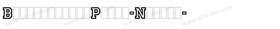 BangstonfatsPlain-Normal字体转换