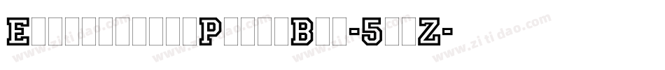 EncapsulatePlainBrk-5xeZ字体转换