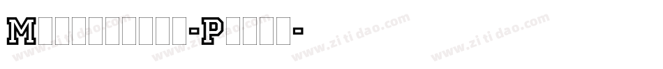 Mastertext-Plain字体转换
