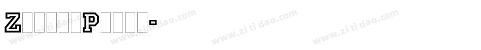 ZennorPlain字体转换