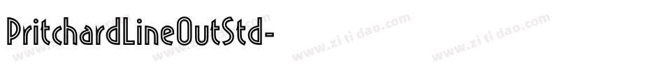PritchardLineOutStd字体转换