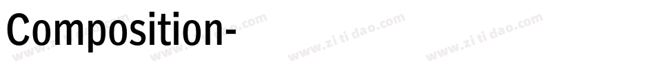 Composition字体转换