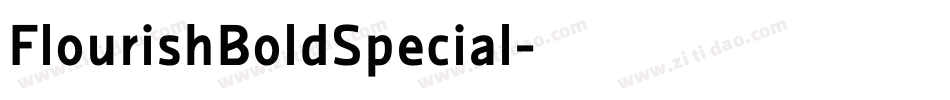 FlourishBoldSpecial字体转换
