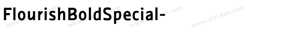 FlourishBoldSpecial字体转换