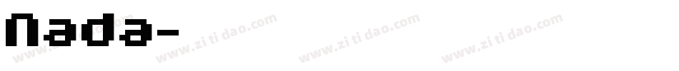 Nada字体转换