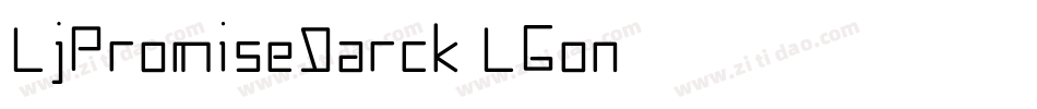 LjPromiseDarck-LGon字体转换