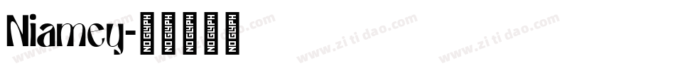 Niamey字体转换