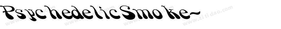PsychedelicSmoke字体转换