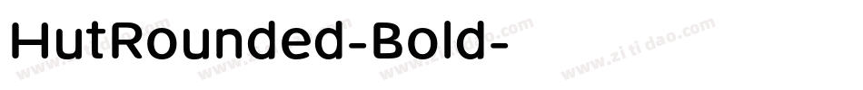 HutRounded-Bold字体转换