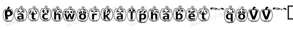 Patchworkalphabet-qoVV字体转换