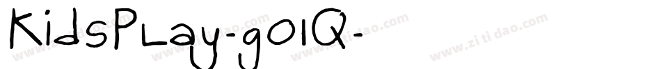 KidsPlay-g01q字体转换