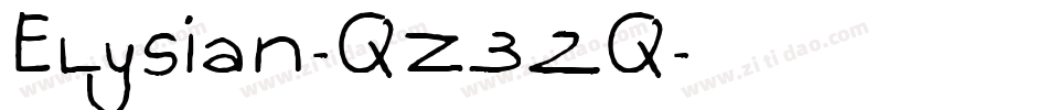 Elysian-qZ32q字体转换