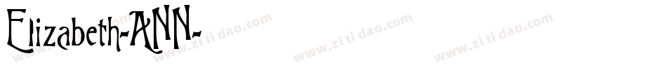 Elizabeth-ANN字体转换
