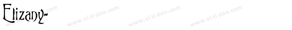 Elizany字体转换