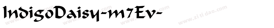 IndigoDaisy-m7Ev字体转换