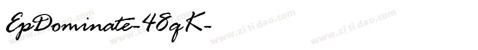 EpDominate-48qK字体转换