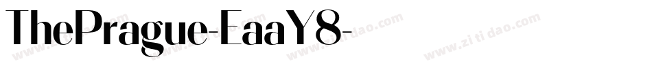 ThePrague-EaaY8字体转换