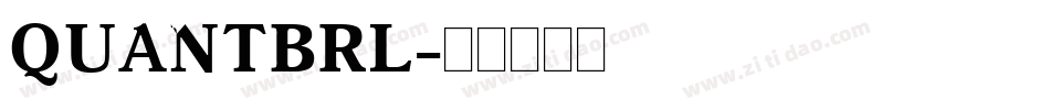 QUANTBRL字体转换