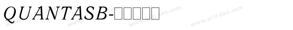 QUANTASB字体转换