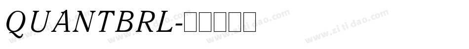 QUANTBRL字体转换
