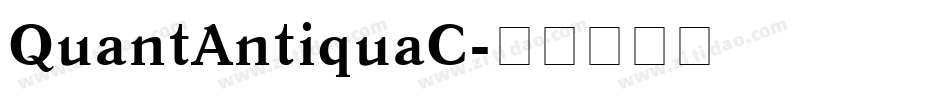 QuantAntiquaC字体转换