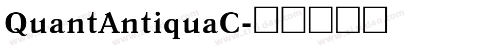 QuantAntiquaC字体转换