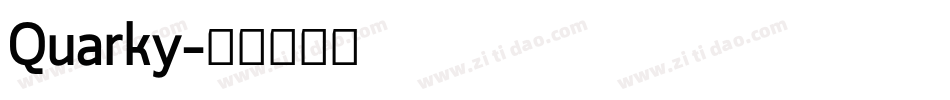 Quarky字体转换