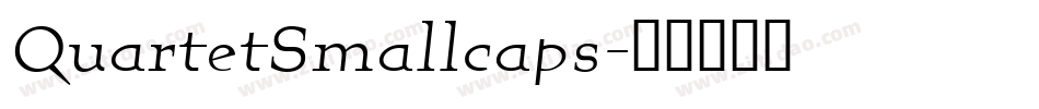 QuartetSmallcaps字体转换
