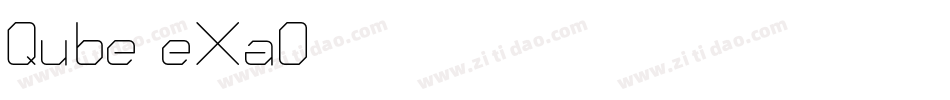 Qube-eXaO字体转换