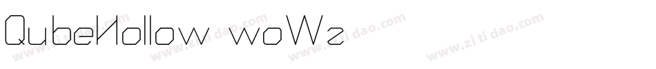 QubeHollow-woWz字体转换