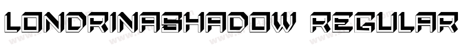 LondrinaShadow-Regular字体转换
