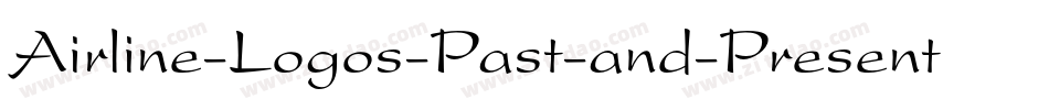 Airline-Logos-Past-and-Present字体转换