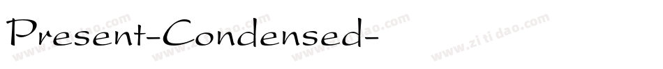 Present-Condensed字体转换