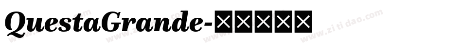 QuestaGrande字体转换