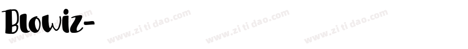 Blowiz字体转换