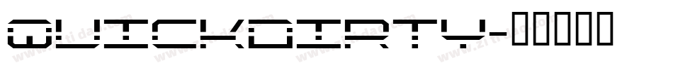 QuickDirty字体转换