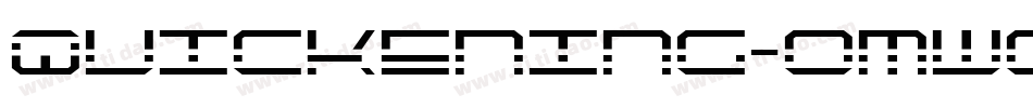 Quickening-omwq字体转换