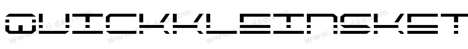 Quickkleinsketches-e1EB字体转换