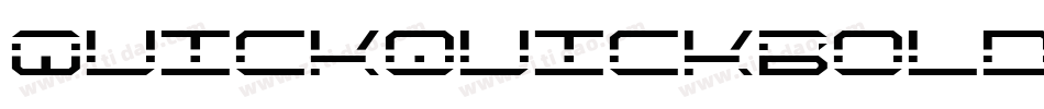 QuickquickBold-7aAA字体转换