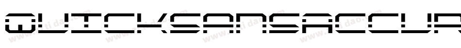 QuicksansAccurateICG字体转换