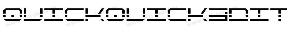 quickquick3dital字体转换