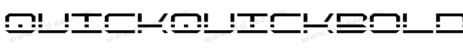 quickquickboldital字体转换