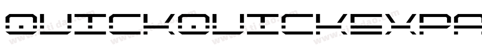 quickquickexpand字体转换