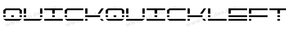 quickquickleft字体转换