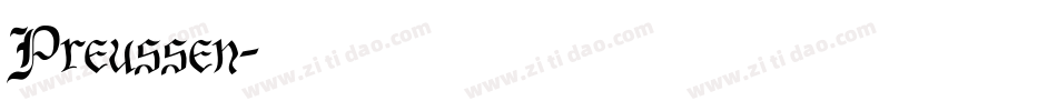 Preussen字体转换